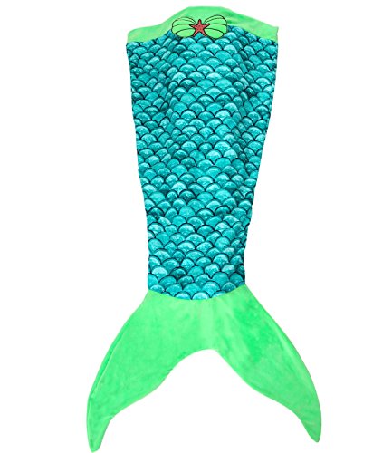 Le SSara Automne Hiver Printemps Kids Sleeping Blanket Sac de couchage sirène queue 56cm * 135cm (56cm * 135cm, JP125)