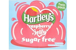 Sugar Free Raspberry Jelly Cristaux de 23g de Hartley