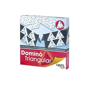 Cayro – Dominó Triangular 56 Piezas – Modelos/Colores Surtidos – Juego Clásico De Mesa – Fácil De Transportar – Divertido para Toda La Familia