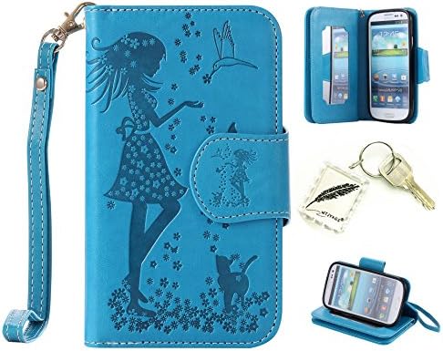 Slim Bumper Case PU Case for Samsung Galaxy S3 I9300/GT-I9305 Silicone Soft Case Protective Flexible Soft Lightweight Light Anti-shock Cover Case Cover Cap – Photo Frame Keychain # Year 1