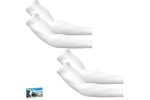 ARFNKIM Arm Sleeves for Men Women, UV Sun Protection Compression Cooling Sun Sleeves Tattoo Cover - Volleyball Running Basketball Golf Baseball
