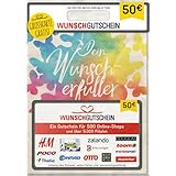 Wunschgutschein das perfekte Geschenk - 500 Einlösepartner - für Deutschland - per Post