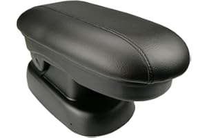 AUTO-STYLE Reposabrazos de cuero sintético - deslizable compatible con Fiat 500X 2015-