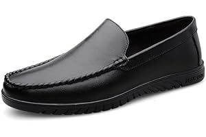 HENRVIEG Mocassins et Loafers Hommes Confortable Slip on Décontracté Bateau et Mocassins pour Homme Chaussures de Conduite