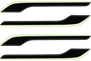 MOMOTOU Autotürgriffabdeckung 4 Stück Autotürgriffschutz Anti-Scratch Luminous Türgriffschutz Flim Aufkleber für Tesla Model 3 Model Y 2019-2022 (Leuchtend)