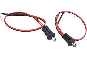 HAPIVIDA Luces estroboscópicas LED, 2 Piezas Luz de Advertencia 12V para Coche con Instalación Rápida, Sistema de Seguridad Universal para Autos, Barcos, Motocicletas y RVs