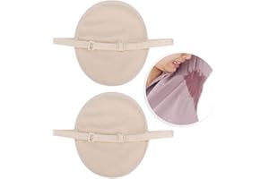BRRNOO Coussin Anti-transpiration Sous les Aisselles. Protège-sueur Sous les Aisselles en Coton Réutilisable Respirant pour Garder les Aisselles au Sec, Très Absorbant pour Femme, Lavable Sous les Aisselles