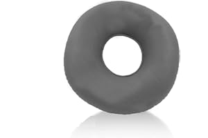 Peixiong Aufblasbares Donut-Kissen, Kissen, beflockter Stoff, Luftkissen für Zuhause, Büro, Wandern, Camping, Reisen, Nickerchen, Schreibtischablage, Nacken- und Lendenwirbelstütze