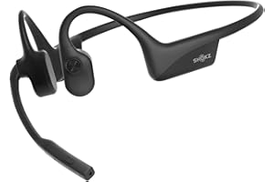 SHOKZ OpenComm2 2025 Upgrade kabellose Knochenschall Kopfhörer, Bluetooth Open-Ear-Headset mit Noise-Cancelling Mikrofon, Ohrhörer für Büro, Arbeit, Anrufe, Meeting, Autofahren, 16 Std Gesprächszeit