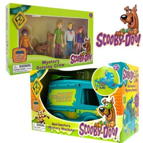 Scooby Doo - Goo Mystery Machine & Mystery Resolver Set Crew