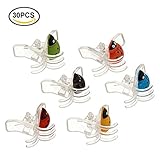XPQINXPX 30 Stück Orchideenclips Schmetterlingsform - Pflanzenclips Für Garten Und Zimmerpflanzen