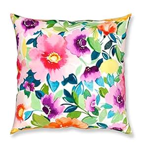 myBubo Flowers 7 Dekokissen Kissenhülle/Kissenbezug, Bunt Blumen Kissen
