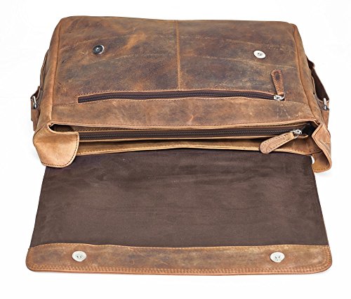 Packenger Vethorn Messenger Bag Umhängetasche oder Notebooktasche mit Notebook-Fach bis 15“ in verschiedenen Farben - 2