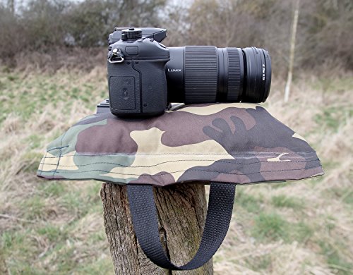 Camera bean bag. Empty. Cámara bolsa de frijol. Vacío. Compacto y ligero para soportar equipos de fotografía. Muy resistente al agua.