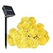 Produktbild Solar Lichterkette, 20ft 30 LED Kristallkugeln Solarleuchten, Wasserdicht Outdoor LED Lichter , Solar String Lights Außenbeleuchtung für Garten, Hof, Heim, Hochzeit, Geburtstag, Landschaft, Weihnachten Party (warmweiß)