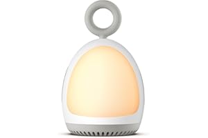 Dreamegg White Noise Machine - XT-6 Tragbar Einschlafhilfe Babys mit 8 HiFi Sounds, USB Aufladbare Weisses Rauschen Baby Spieluhr mit Nachtlicht, Baby Spielzeug, Babyparty und Neugeborenen Geschenk