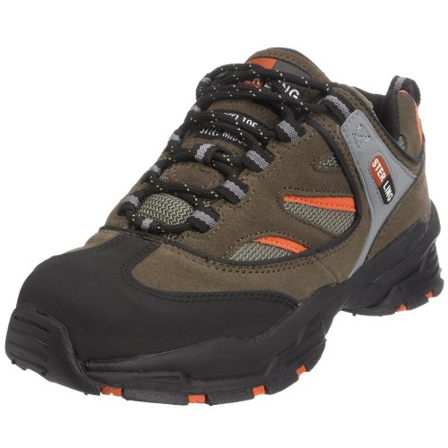 Sterling Safetywear Sterling Steel SS810SM SS810SM Size 12 - Zapatillas de senderismo de cuero para hombre, color verde, talla 47