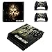 Produktbild Playstation 4 Pro + 2 Controller Aufkleber Schutzfolien Set - The Walking Dead /PS4 P