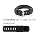 Produktbild Fit-Power-Extender für Fitbit Charge HR/2 Fitness-Tracker-Armbänder, für große Handgelenke oder Knöchel