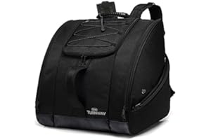 LEHAK TurnWay Ski/Snowboard Boot Bag| Excellent for Store Gear, Jacket, Helmet, Goggles, Gloves & Accessories | Travel with Waterproof Exterior & Bottom, Venting & Grommets for Snow Drainage