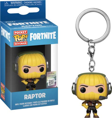 funko 36966 pocket pop schlusselanhanger fortnite raptor multi - fortnite totenkopf