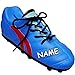 Produktbild Unbekannt 3D Effekt - Spardose - inkl. Name - Fußballschuh / Sportschuh - Schuh - mit echten Schnürsenkel ! - blau - rot - stabile Sparbüchse aus Porzellan / Keramik - ..
