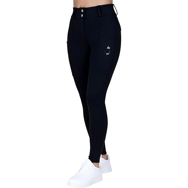 Royal Horsemen Women's Jodhpurs - Silicone Full Seat, High Waist, With Phone Pockets