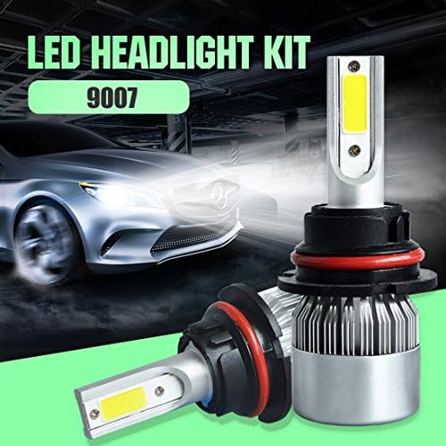 110W 9200LM 6000K Xenon Headlight Auto Headlamp H1 H4 H7 H11 H13 880 9004 9005 9006 9007 LED Car Conversion Kit Headlight Bulb Hi-Lo Beam 9v 36v White (9007/HB5)