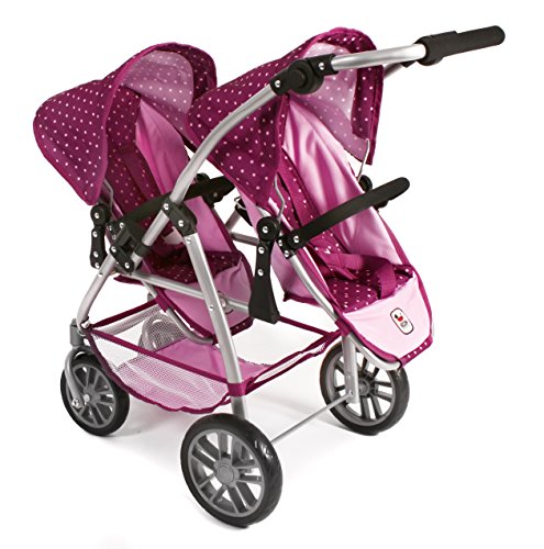 Bayer Chic 2000 689 29 - Tandem buggy VARIO, Blackberry, Purple/Pink