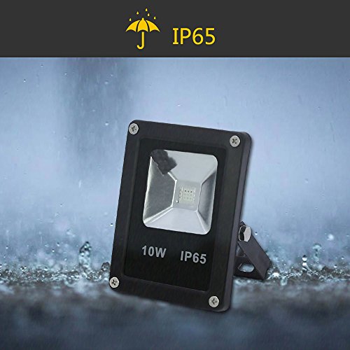 VINGO® LED 10W RGB Fluter Flutlicht Aussen Scheinwerfer Wasserdicht Strahler IP65 mit Fembedienung - 9
