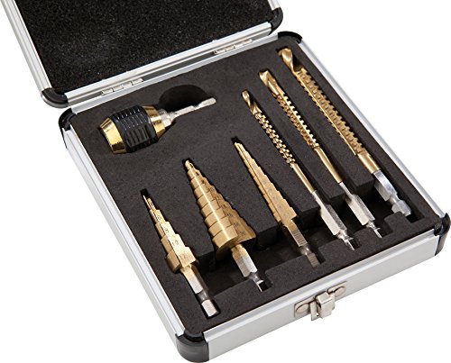 Titan Stufen- und Fräsbohrer Satz 7-teilig