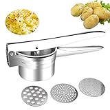 Cleaning: Rinse the Kartoffelpresse with water, dry with a dry cloth after use, do not clean with steel balls to prevent rust.