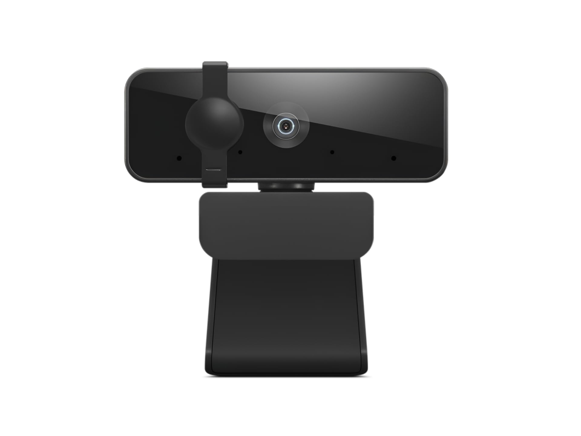 Lenovo FHD Webcam with Full Stereo Dual Built-in mics | FHD 1080P 2.1 Megapixel Digital CMOS Camera |Wide 95 Lens| 360 Rotati