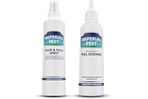 IMPERIAL FEET Nail Mycosis Solution 75 ML + Shoe and Sock Spray 150 ML | Fungal Nail Treatment | No Infected Swab Application | Fungal Nail Treatment for Toenails
