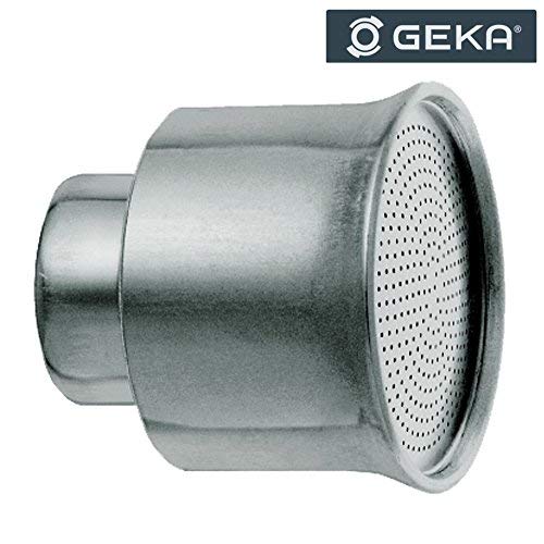 GEKA 399lmsb Cabeza de riego. Soft Rain IG g 3/4 Pulgadas LM Orificio 0.7 mm Placa 51 mm, Plata, 18 x 8 x 13 cm