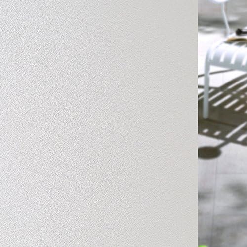 Hifina No Glue Static Cling White Privacy Window Film Frosted Films UV Protection Window Sticker (60 * 200cm)