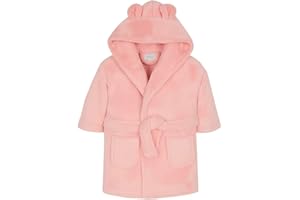 Gift Hub Baby Dressing Gown – Soft & Cozy Hooded Dressing Gown for Babies & Toddlers – Polyester Baby Bathrobe – Newborn Essentials for Bath Time & Everyday Comfort