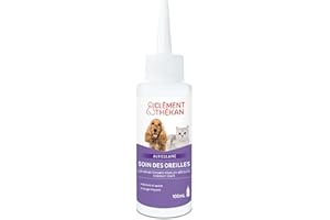 Clément Thékan - Lotion nettoyante pour Les Oreilles pour Chiens et Chats - Soin des Oreilles 100 ML