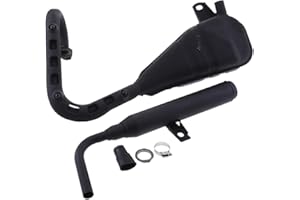 Homyl Groupe silencieux noir métal pour moto Yamaha Pw50 Pw 50