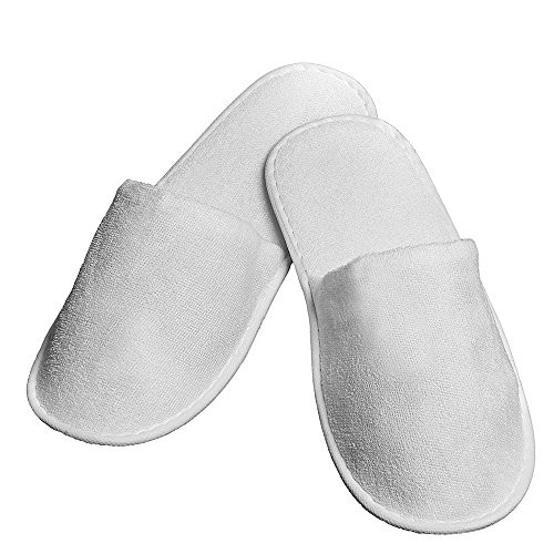 Preisvergleich Produktbild 10 & 20 Paar Stubenfein Frottee Slipper, geschlossen 37-42 (20)