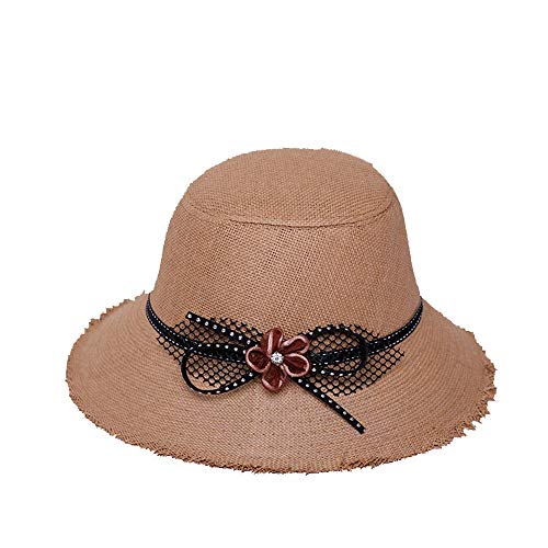 Preisvergleich Produktbild GHYSTORM Frühlings- und Sommerfrauen-Sonnenblende, 58cm, beige