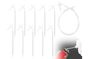 AOYEGIC 10 Stück Schaum Aussprührohr,Lang Bauschaum Sprührohr Verlängerung,verwendet für Klebemittel Sprühfarbwerkzeuge mit Außerem Gewinde,Heimwerkerarbeiten,Bauprojekte