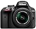 Produktbild Nikon D3300 SLR-Digitalkamera Kit (24 Megapixel, 7,6 cm (3 Zoll) TFT-LCD-Display, Live View, Full-HD) inkl. AF-S DX 18-55 VR II Objektiv schwarz (Zertifiziert und Generalüberholt)