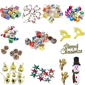 Ridni Christmas Tree Ball for Decoration Pack of 70 Items