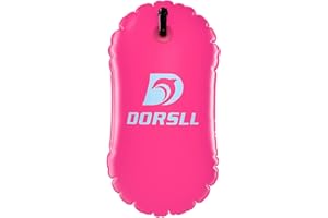 DORSLL POD - High-Visibility Open-Water Swim Buoy | Tow Float for Wild Swimmers, Outdoor Racing and Triathlons | Stay-Clean Dust Cap | 3 Unique Colours