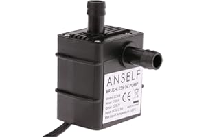 Decdeal Pompa ad acqua sommergibile Brushless Pompa d'Acquario Fontana 220L/H Lift 250cm DC5V 2,3W