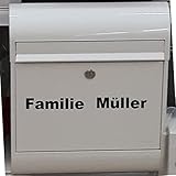 Namenaufkleber Familie Namenschild universelle Einsatzmöglichkeiten...Haustür Briefkasten Wandtattoo Möbel Fliesen