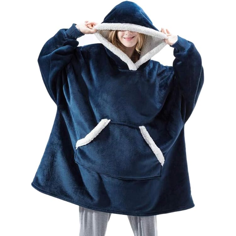 Felpa da donna, con cappuccio, morbida e confortevole, in flanella, da donna, con cappuccio, super morbida, per adulti, uomini, donne, ragazzi, grigio., 58 Große Größen Tall