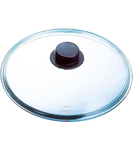 Couvercle En Verre Avec Poignée Acier Inoxydable Ibili 26 Cm - Avec Joint Et Sortie Vapeur, Qualité Professionnelle