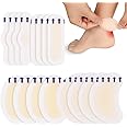 ACWOO Blister Plasters,16PCS Invisible Hydrocolloid Gel Blister Bandages Blister Heel Protector, Waterproof Blister Protector Blister Cushion Pad for Feet, Toes, Fingers, Heels Protector & Guard Skin